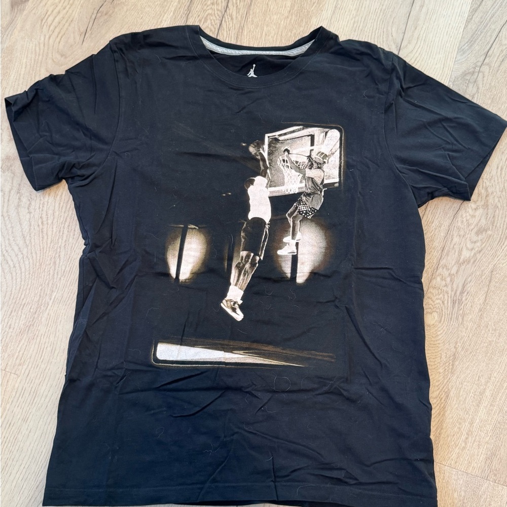 Jordan Black Graphic Men's T-Shirt